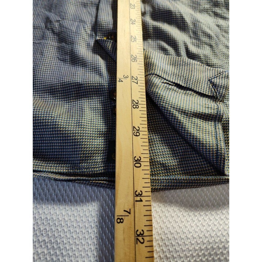 Robert Talbott Check Patterned Brown Black Blue S… - image 5